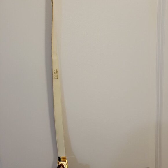 Vintage Anne Klein White, Gold and Blue Belt - Picture 4 of 11